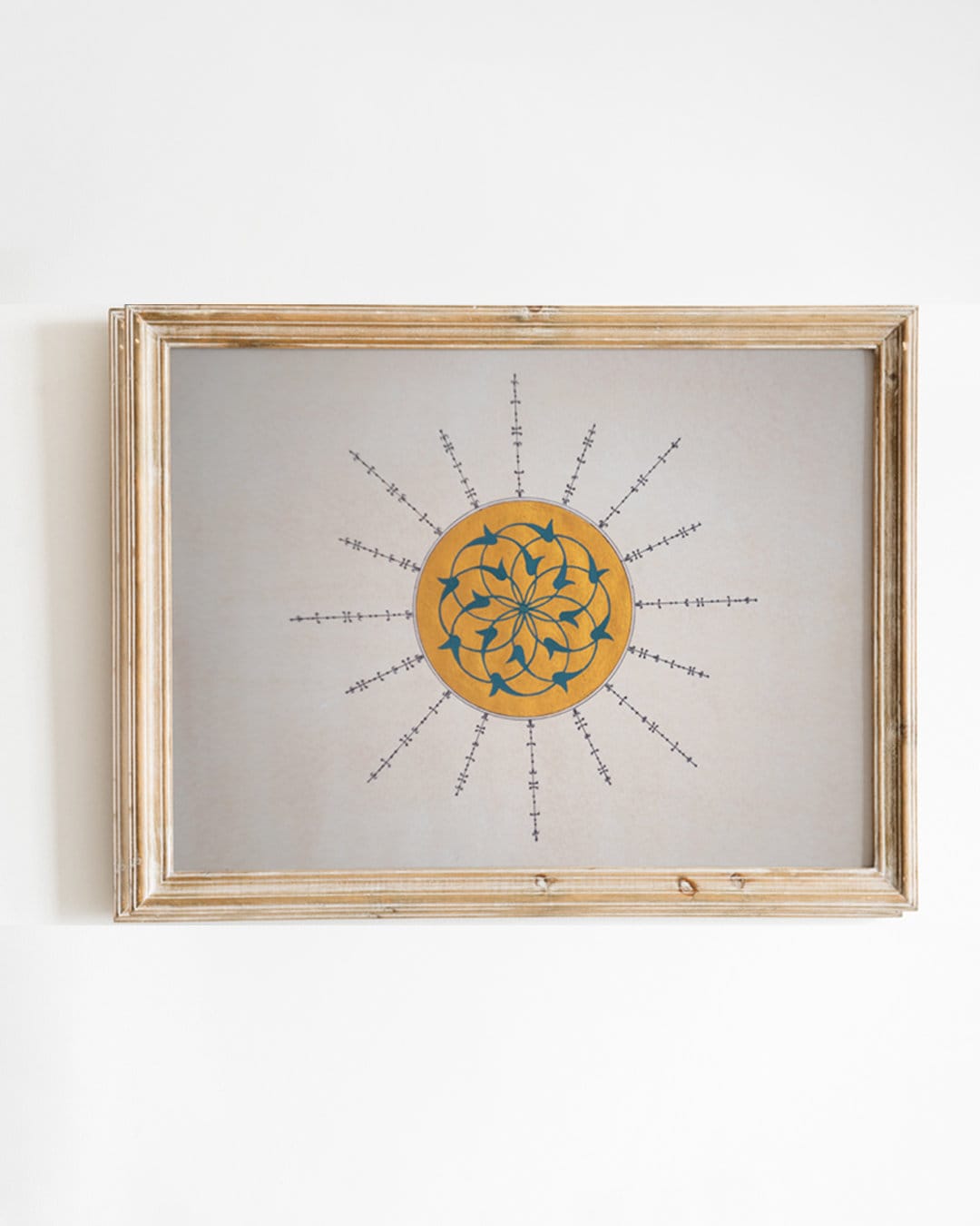 Minimalist Wall Art - Rumi Art of Simplicity - Handcrafted Home Decor
