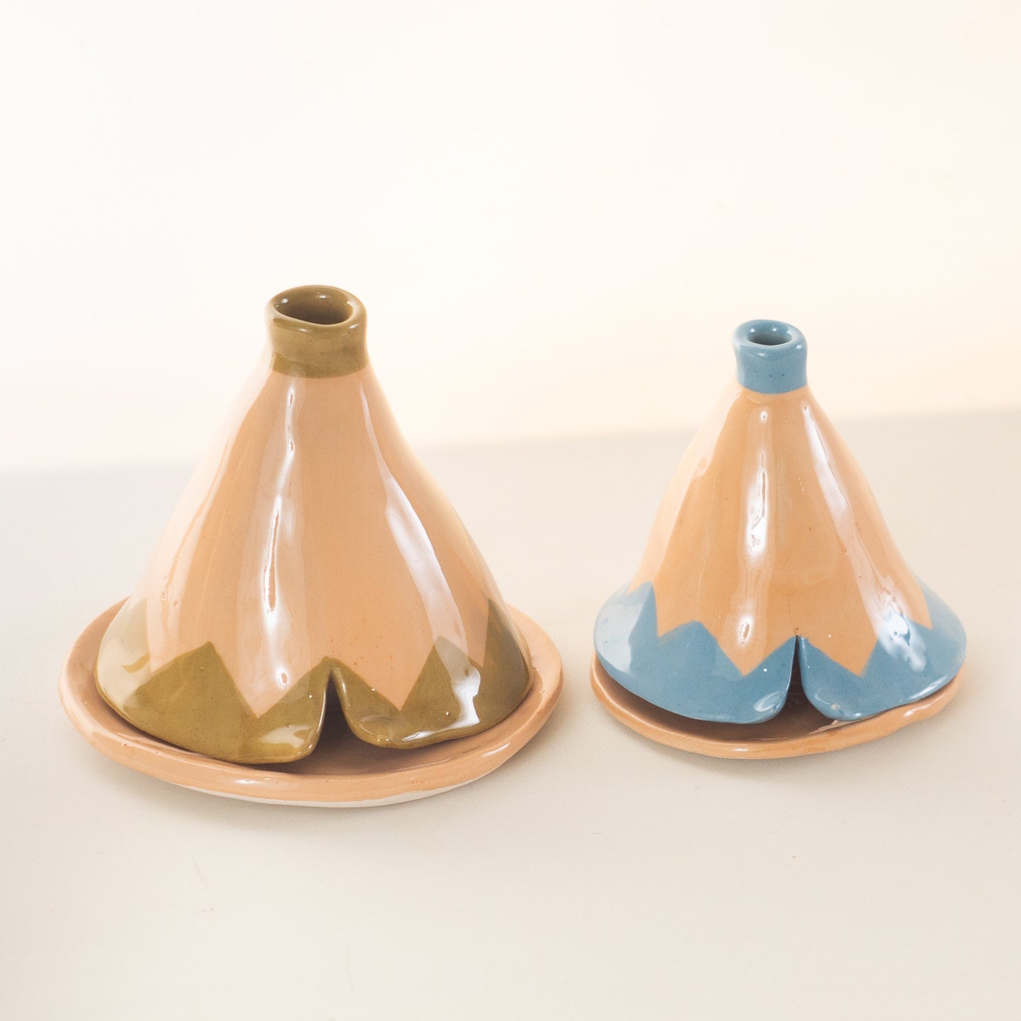 Wigwam Candle Holder | Tepee Candle Holder | Handmade Lodge Candle Holder | Special Designed Candle Holder | Ceramic Decor Candle Holder