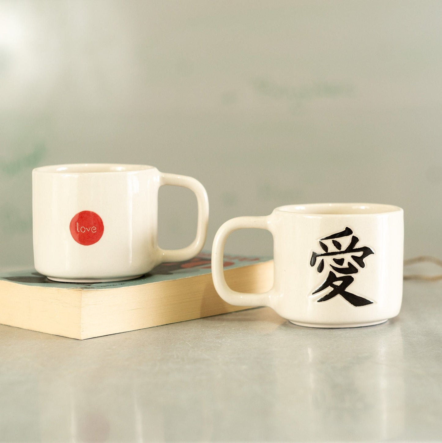 Coffee Mug Japan, Kanji Art Coffee Mug | Special Gift For Him/Handmade Gift | Lover Gift Gift