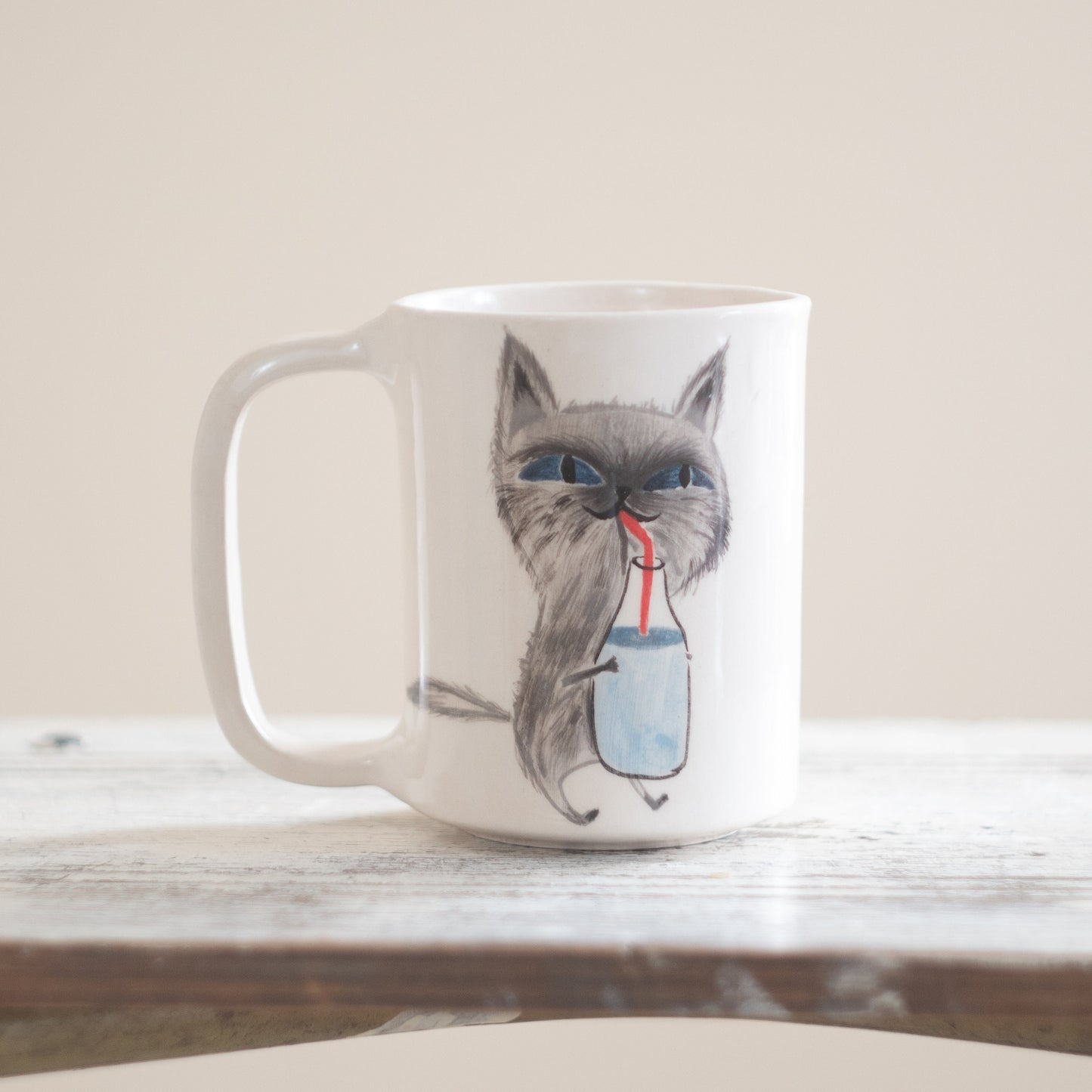 funny cat mug