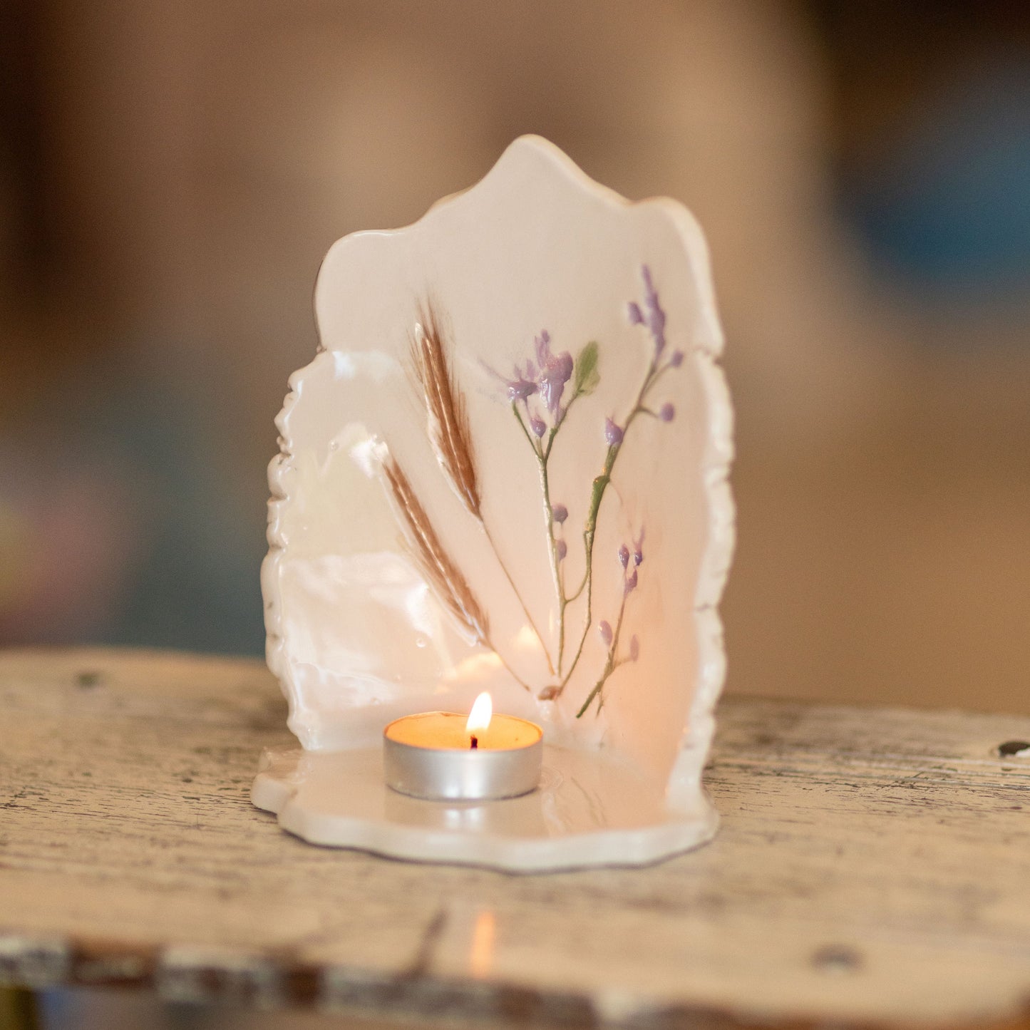 Tea Light Holder - Best Gift Ever, Authentic Tea Light Stand, Flower Home Decor