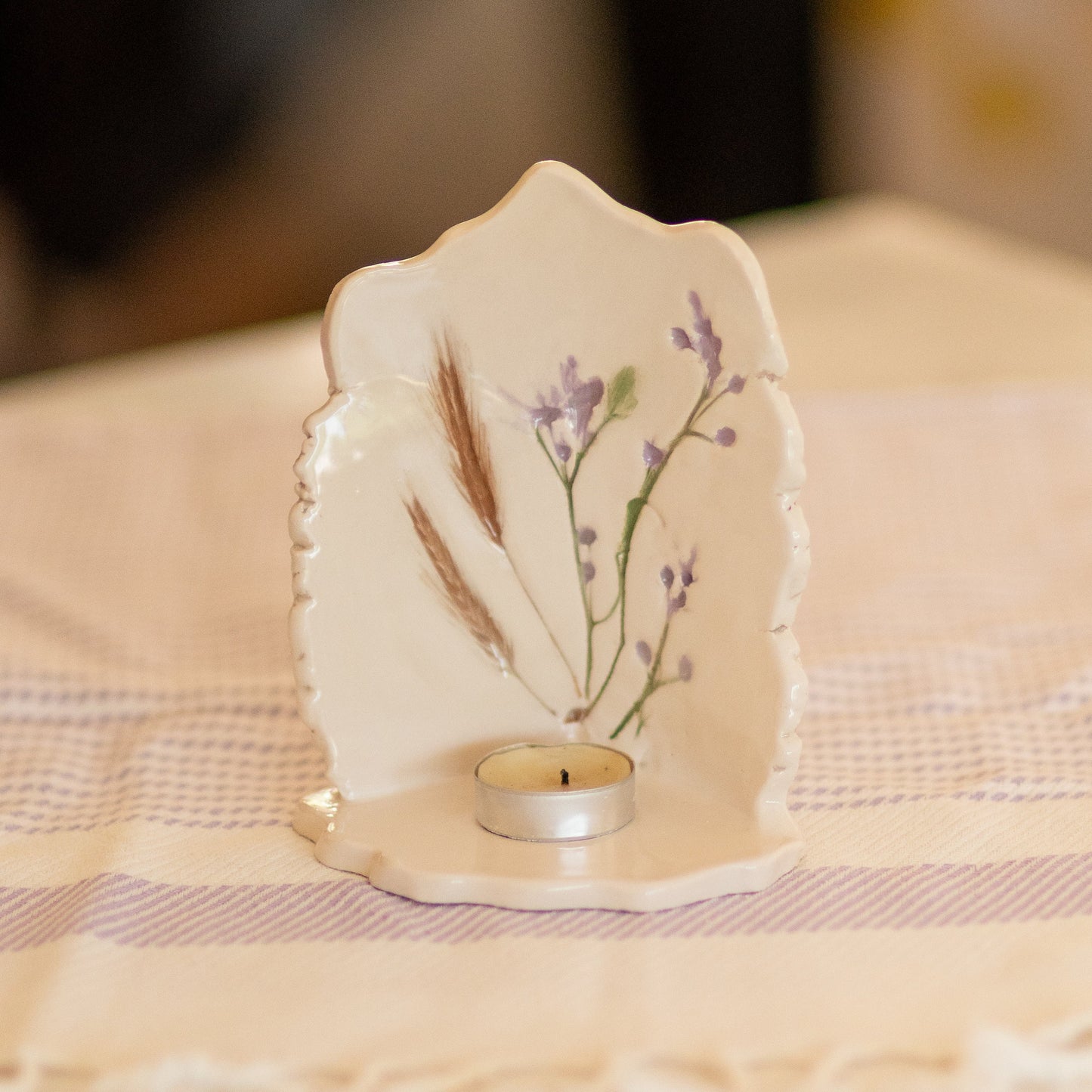 Tea Light Holder - Best Gift Ever, Authentic Tea Light Stand, Flower Home Decor