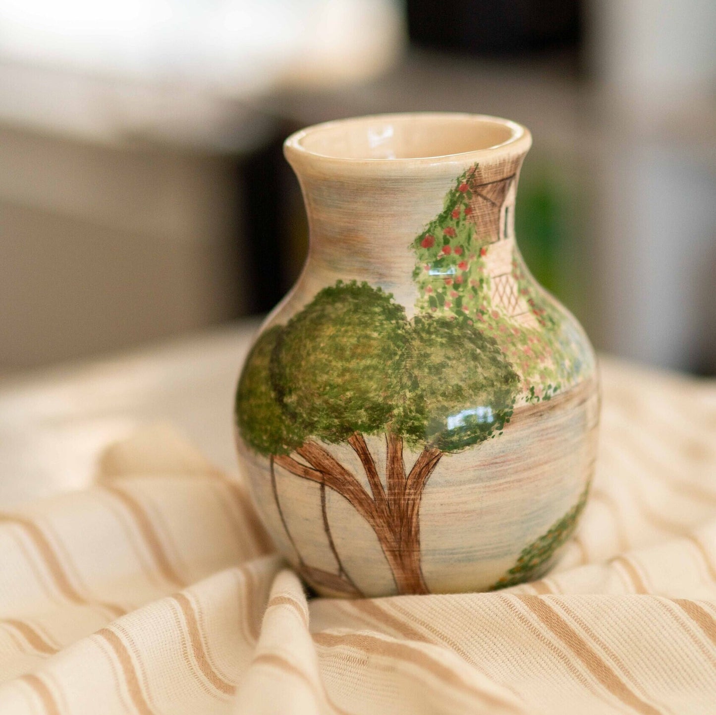 Fall Decor, Handmade Vase, Ceramic Flower Vase, Decorative Vase, Fall Home Decor