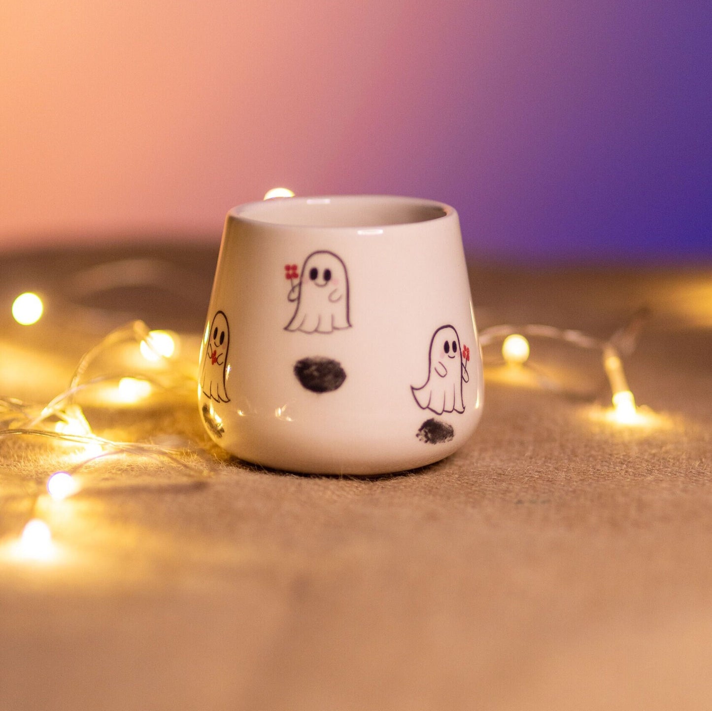 Halloween Mug - Ghost Mug, Ceramic Mug, Halloween Gift, Pottery Mug
