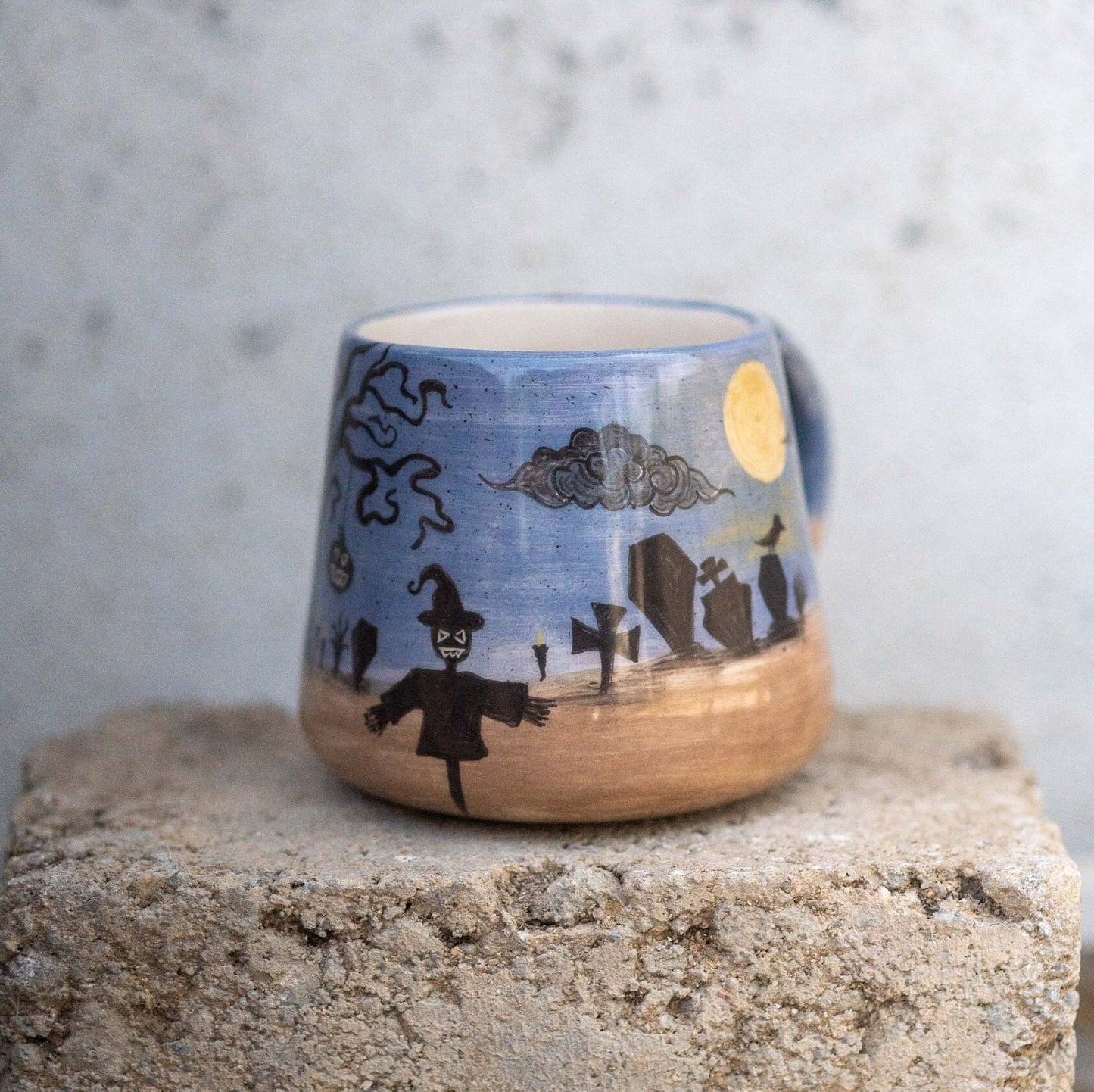Spooky Mug, Haunted Mansion Coffee Mug, Ceramic Coffee Mug, Halloween Mug