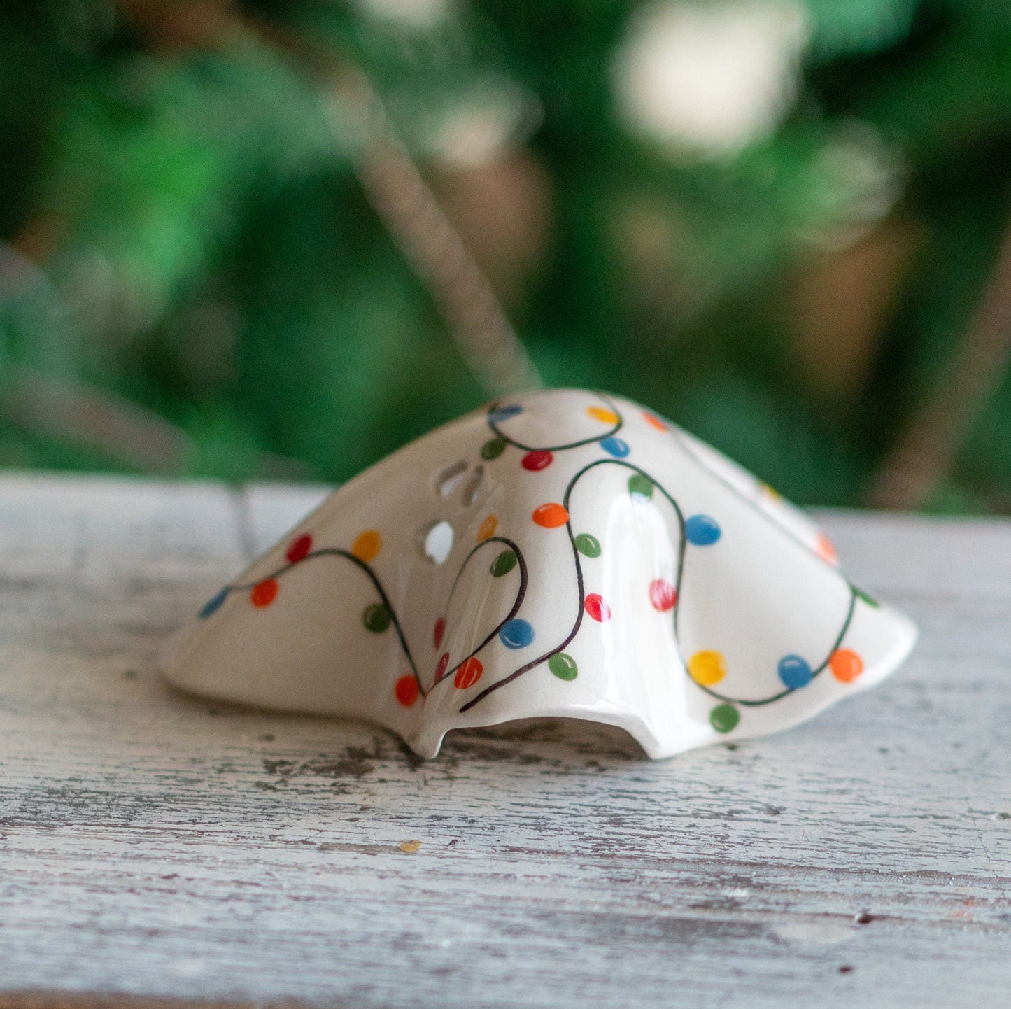 Christmas Decor Tea Light Holder, Ghost Incense Holder, Handmade Holiday Gift