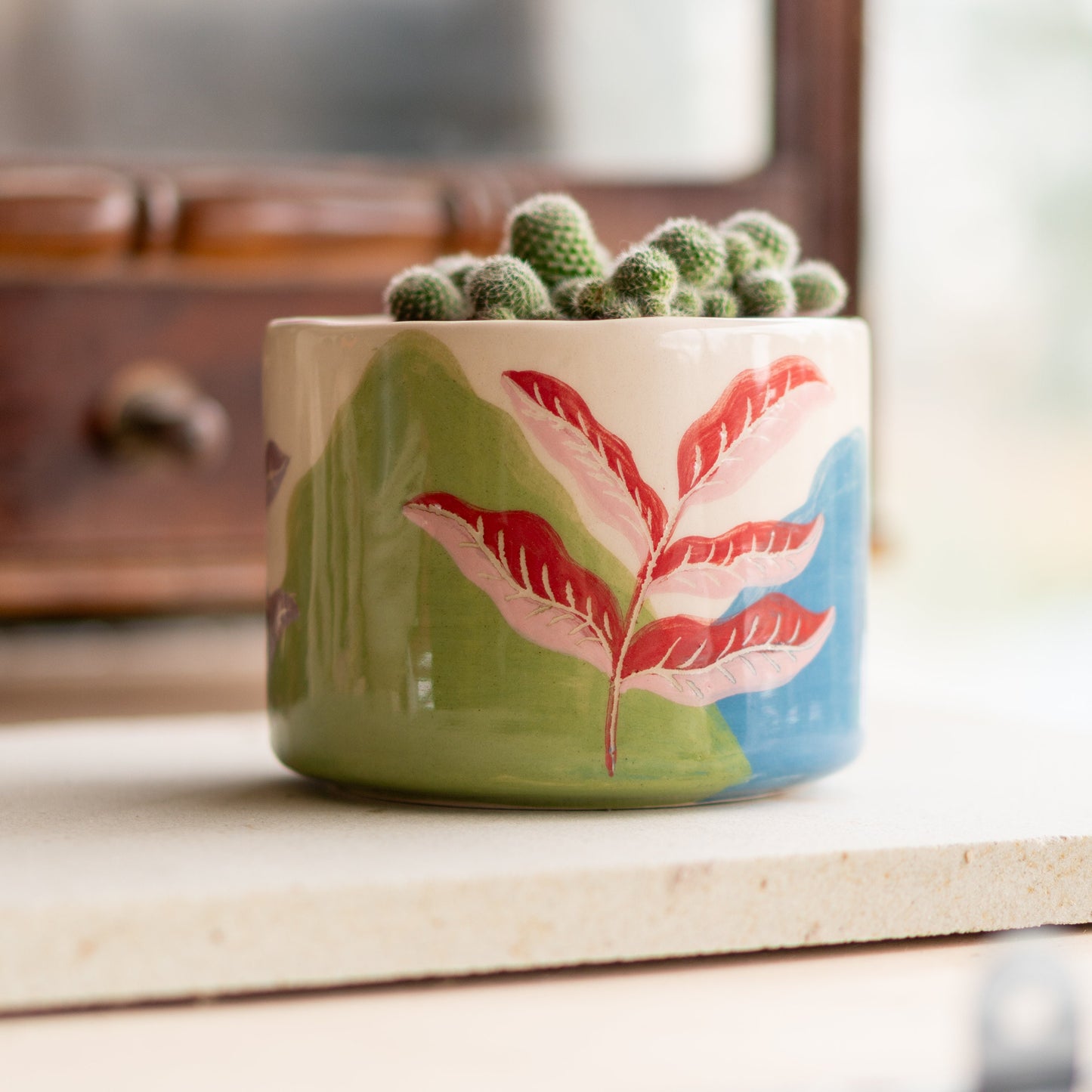 Unique Planter - Handmade Flower Pot, Indoor Ceramic Planter, Cute Plant Pot Unique