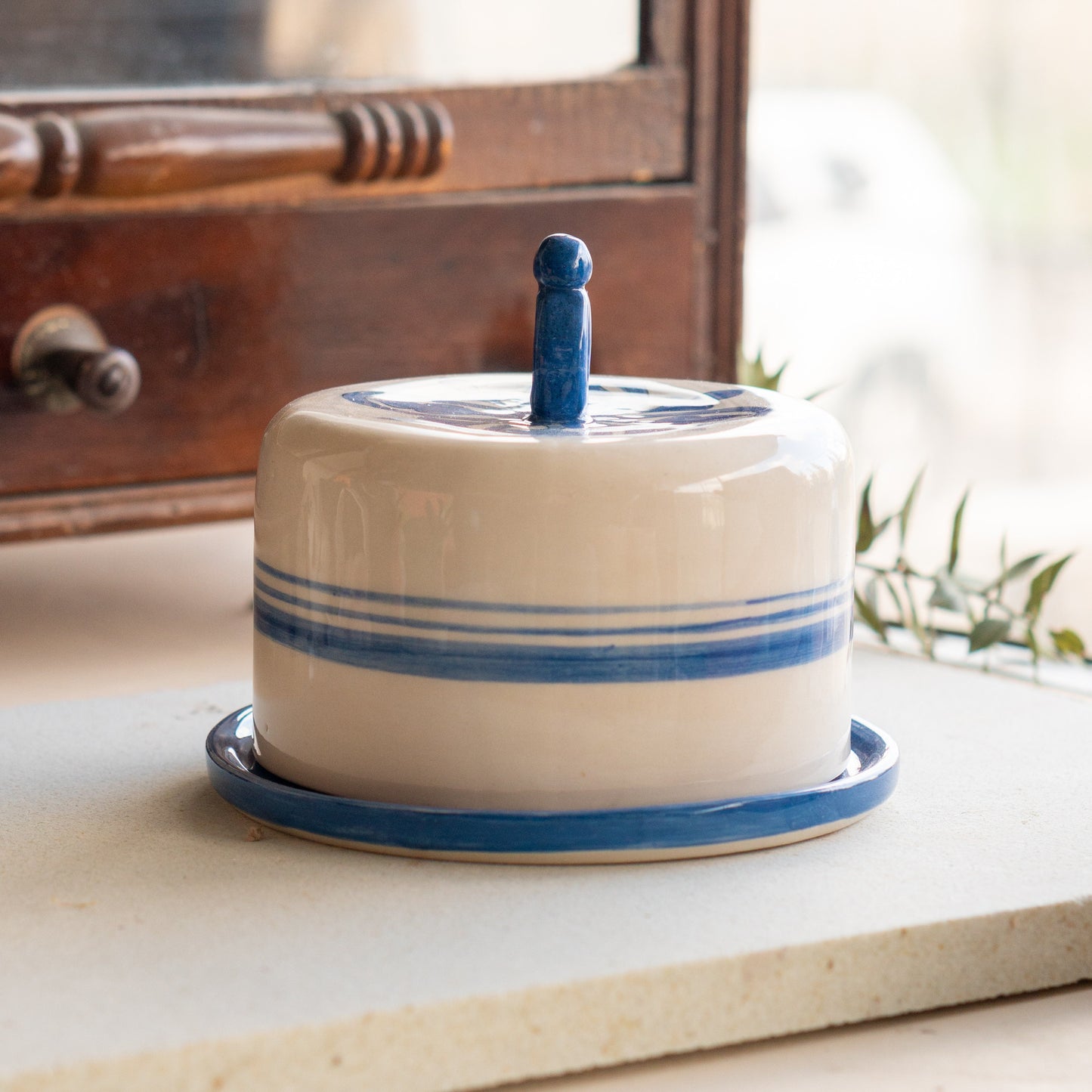Butter Dish with Lid - Ceramic Butter Plate, Handmade Covered Butter Dish, Pottery Butter Dish