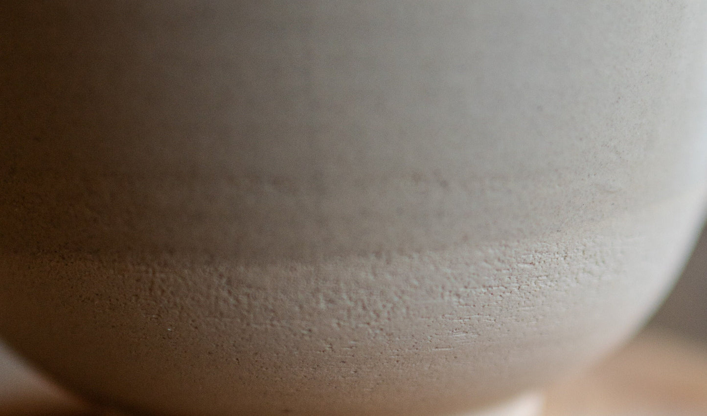 Stoneware Coffee Mug - Handmade Pottery Mug, Minimalist Handcrafted Ceramic Mug with Matching Wooden Coaster