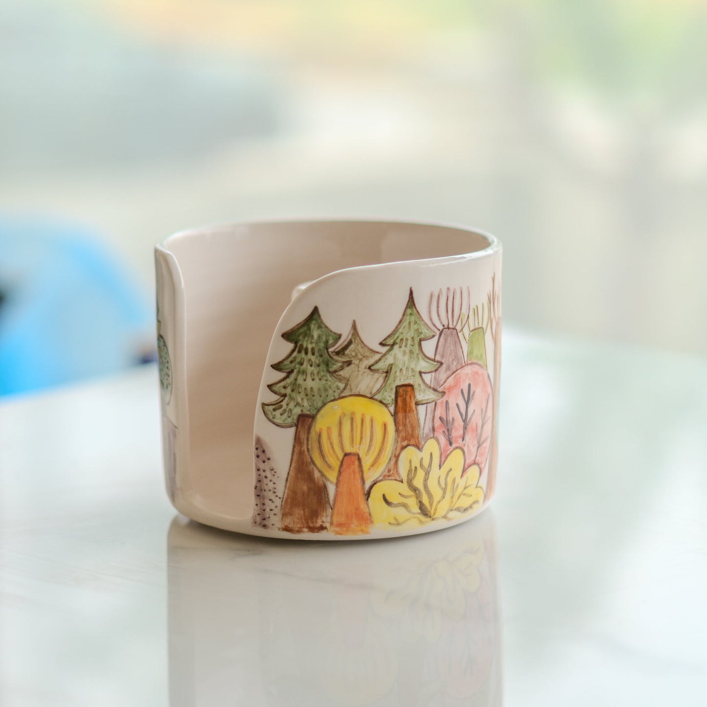 Paper Towel Holder - Towel Rack, Handmade Kitchen Decor, Paper Roll Holder, Forest Theme Home Decor, Bathroom Decor - 5",6",7", 8" diameter