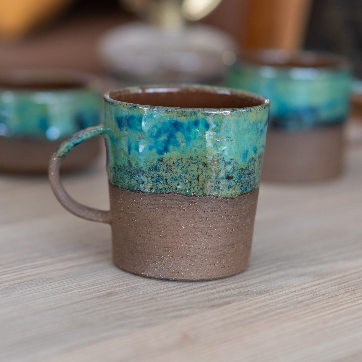 Pottery Mug - Sea and Cost, Handmade Coffee Mug, Ceramic Coffee Cup, Gift for Home