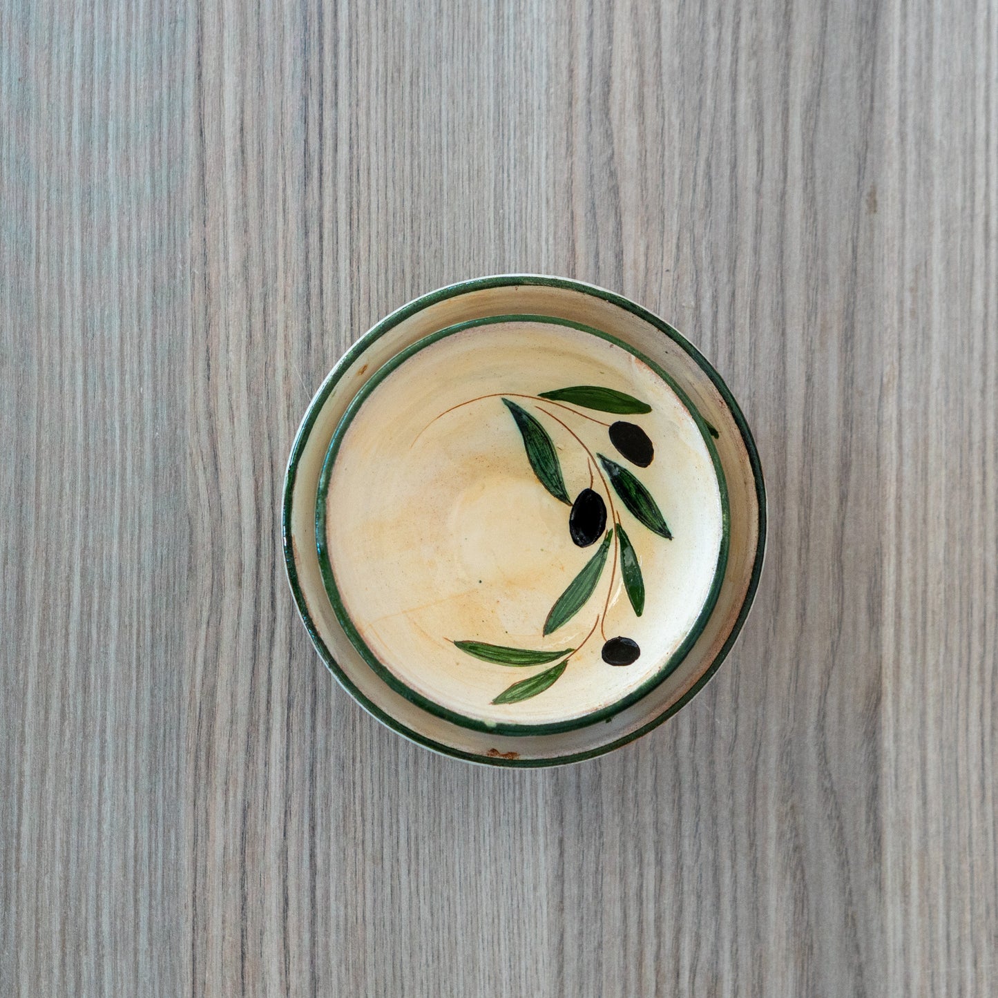 Olive Dish Set - Handmade Breakfast Bowl, Ceramic Pottery Plate, Housewarming Gift, Plate Set