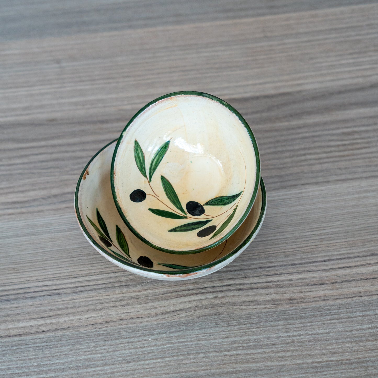 Olive Dish Set - Handmade Breakfast Bowl, Ceramic Pottery Plate, Housewarming Gift, Plate Set