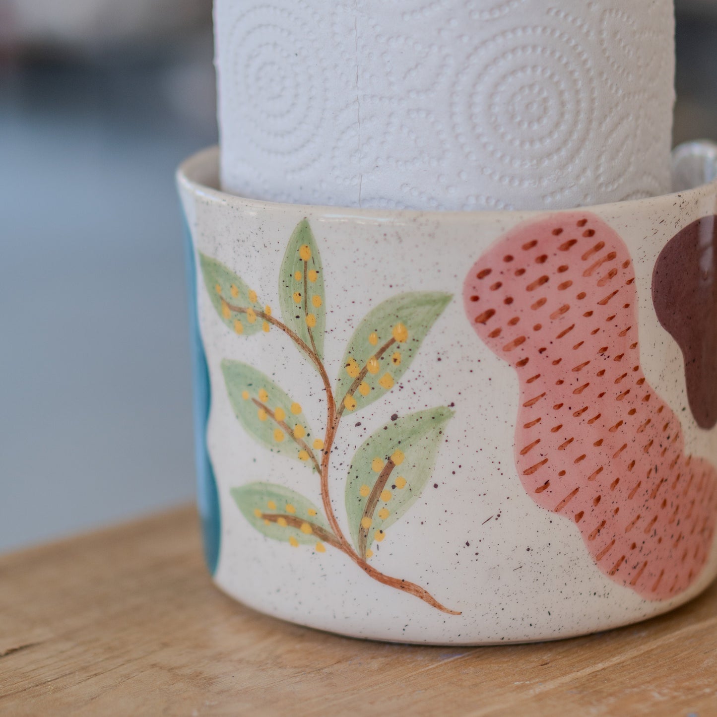 Paper Towel Holder, Handmade Towel Rack, Fall Decor | Single Roll Holder