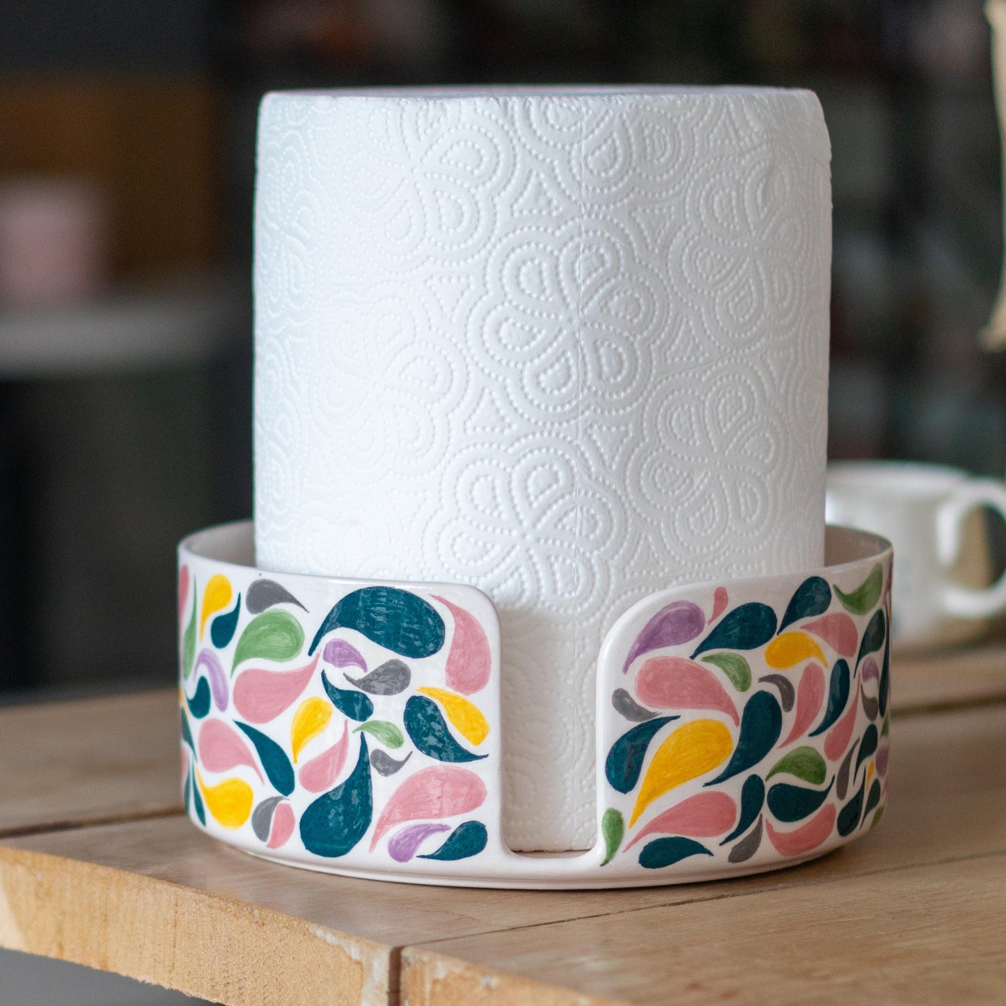 Paper Towel Holder Countertop, Kitchen Pottery, Paper Roll Holder