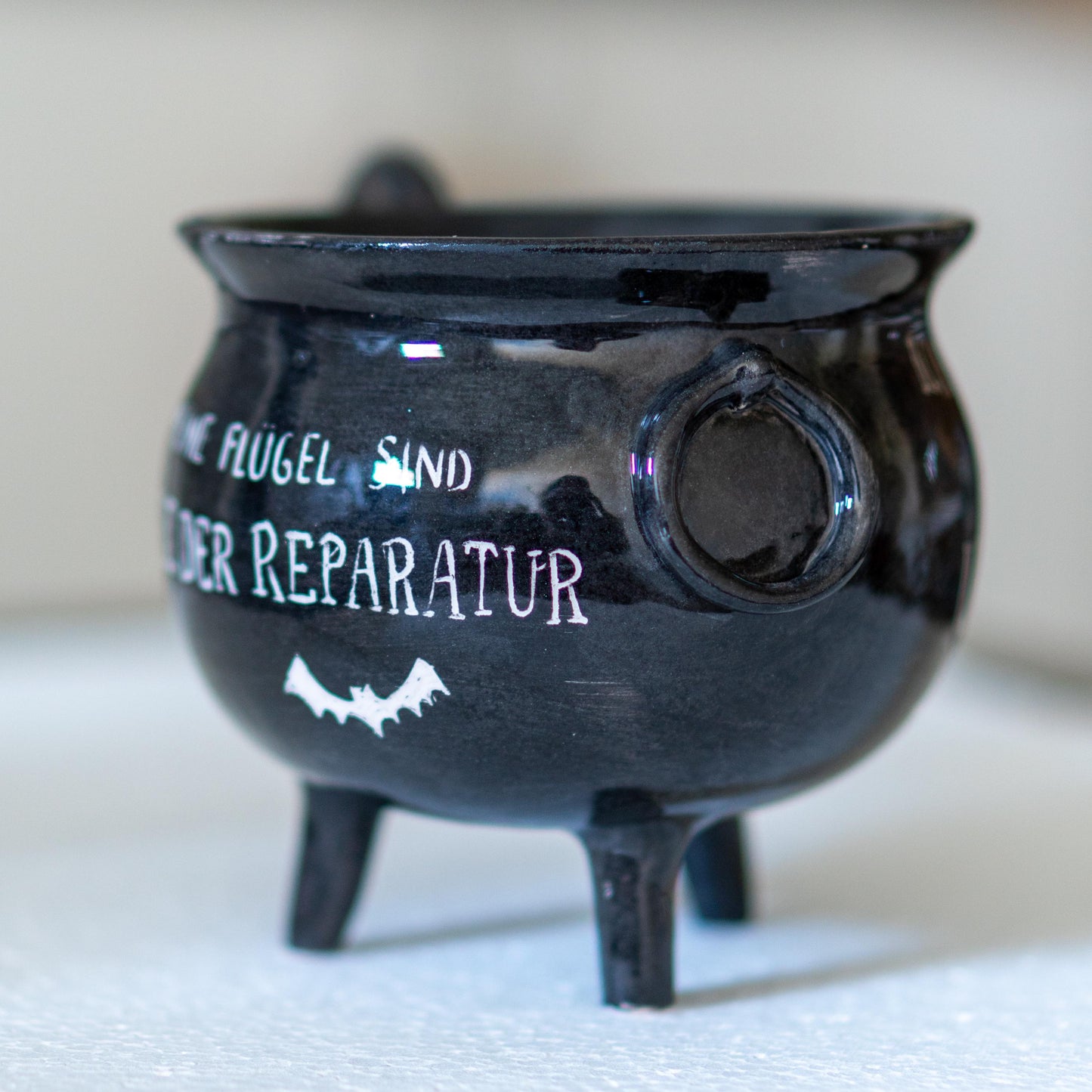 Cauldron Mug - Custom Coffee Mug, Handmade Pottery Halloween Mug