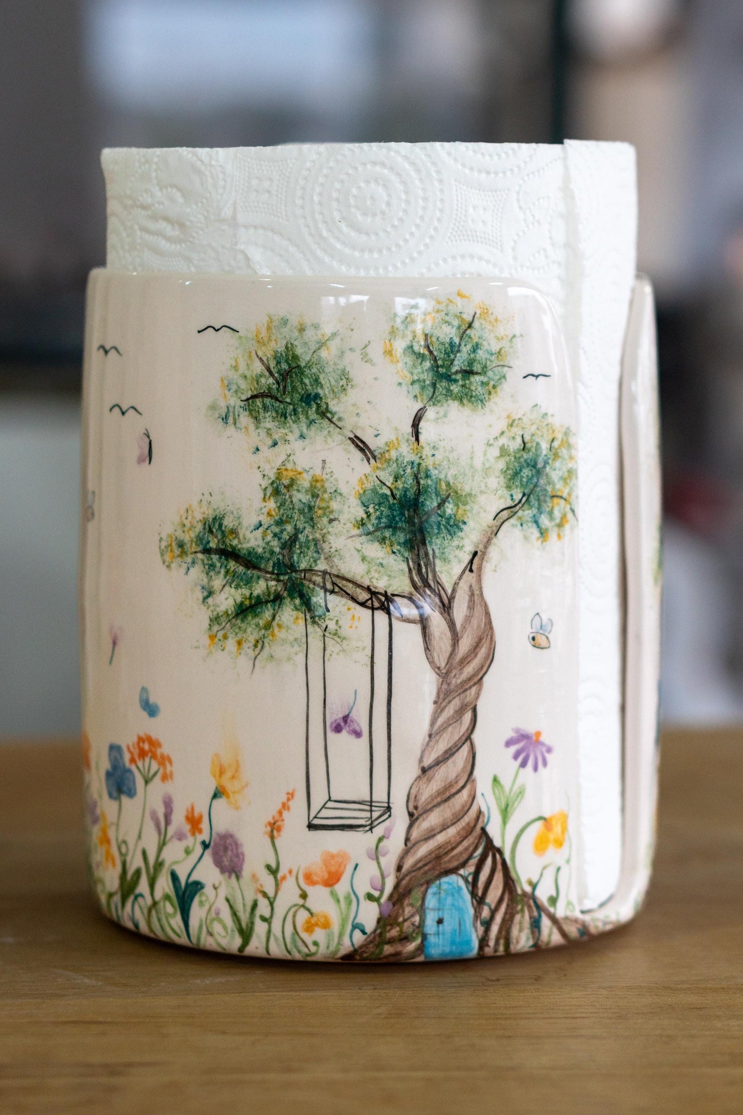 Paper Towel Holder - Beautiful View Forest Theme