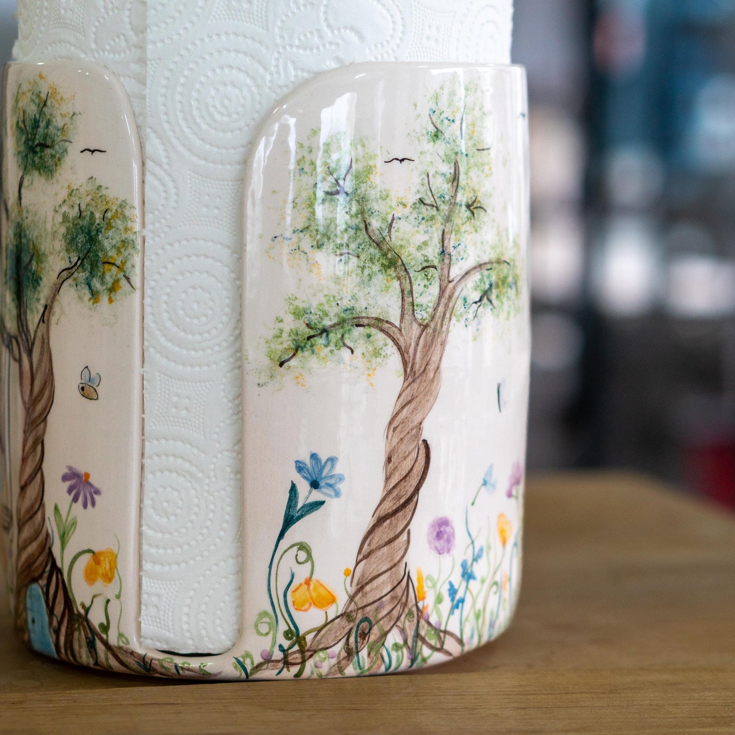 Paper Towel Holder - Beautiful View Forest Theme