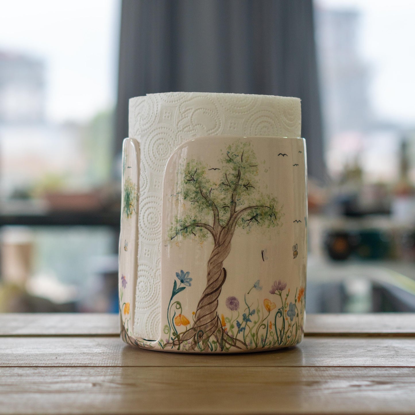 Paper Towel Holder - Beautiful View Forest Theme