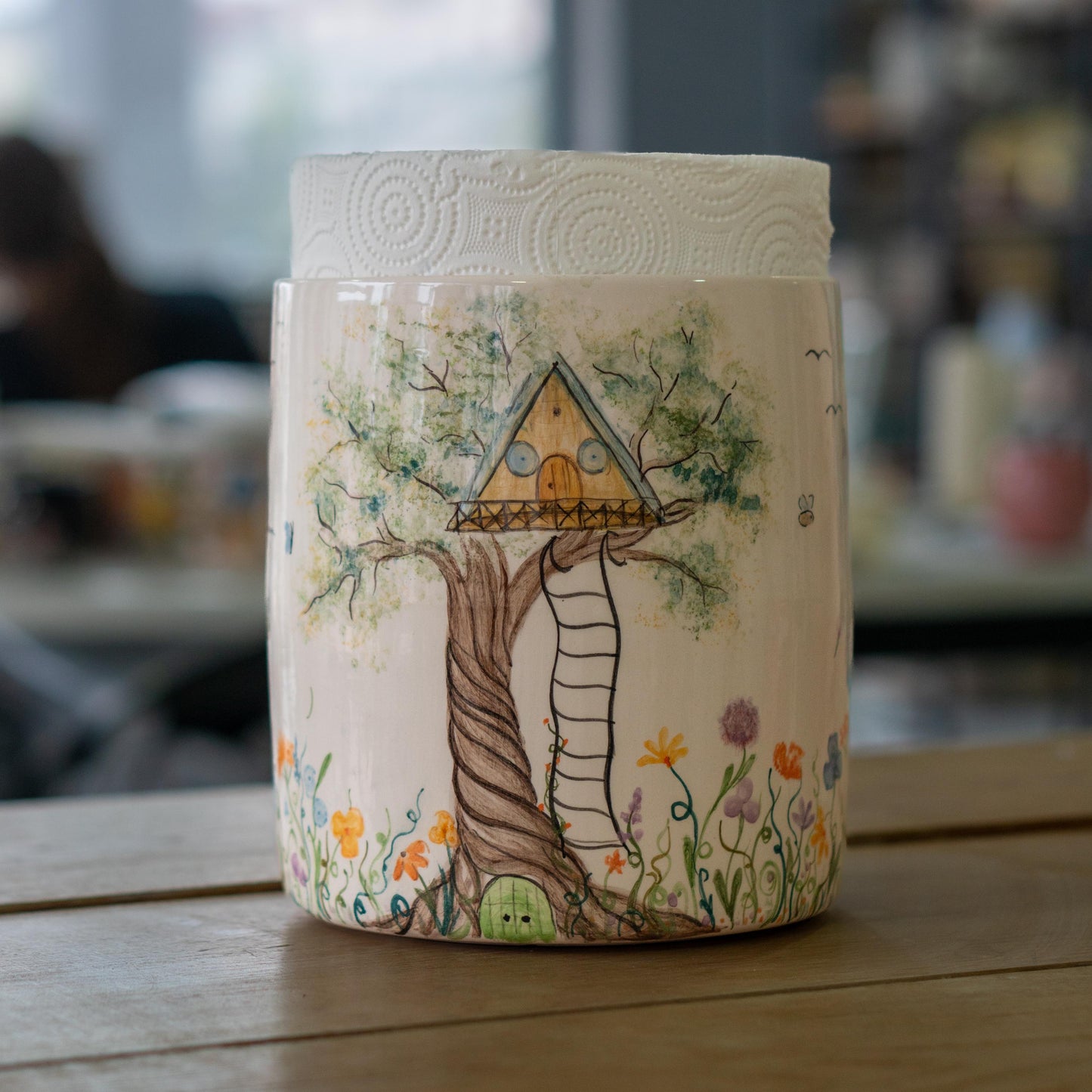 Paper Towel Holder - Beautiful View Forest Theme