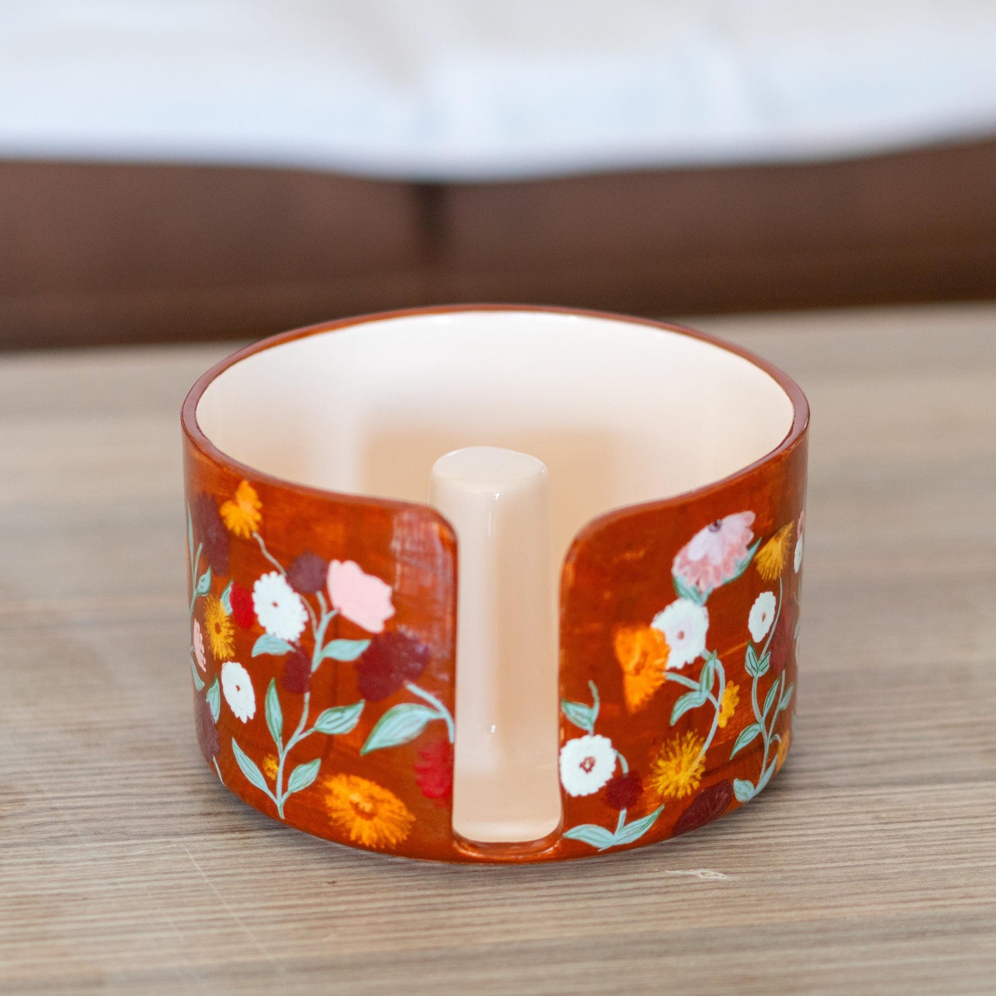 Paper Towel Holder - Floral Kitchen Decor, Paper Roll Holder, Paper Roll Holder Countertop