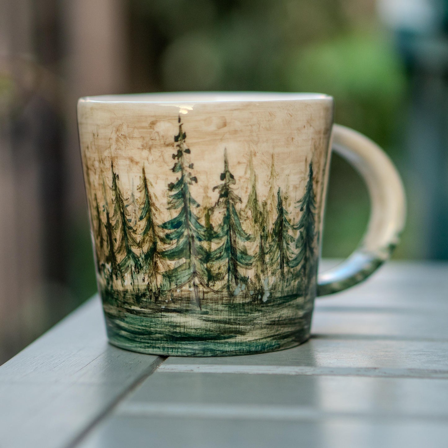 Halloween Mug - Haunted Forest Ghosts