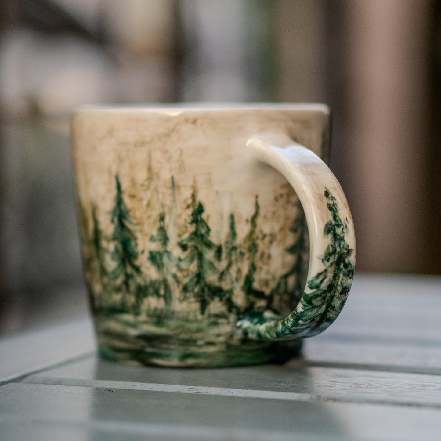 Halloween Mug - Haunted Forest Ghosts