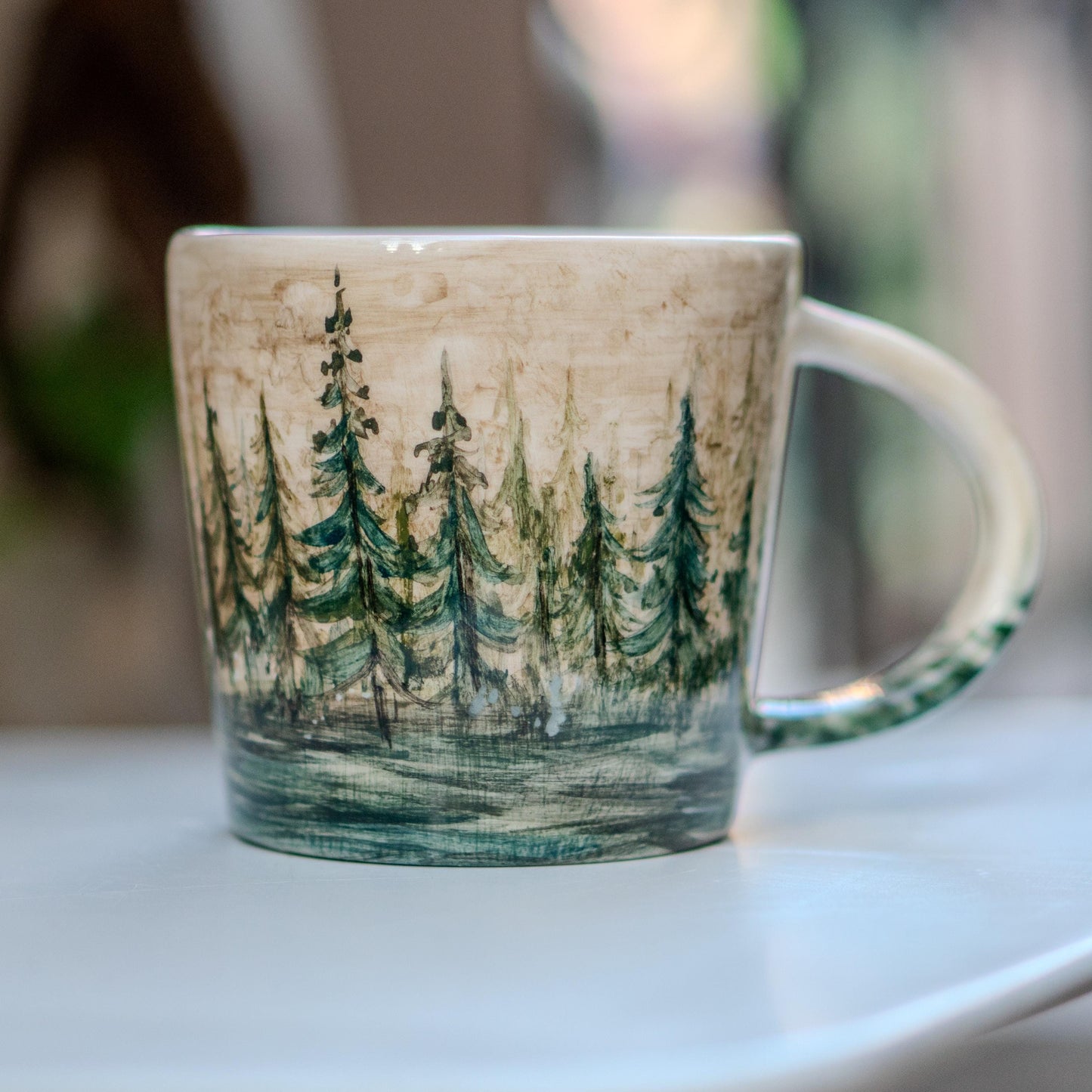 Halloween Mug - Haunted Forest Ghosts