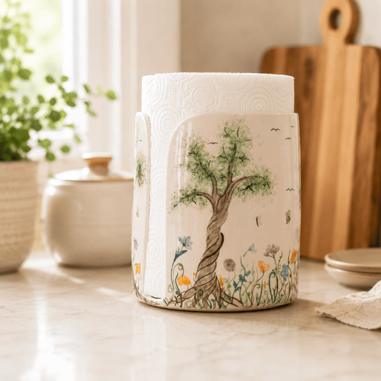 Paper Towel Holder - Beautiful View Forest Theme
