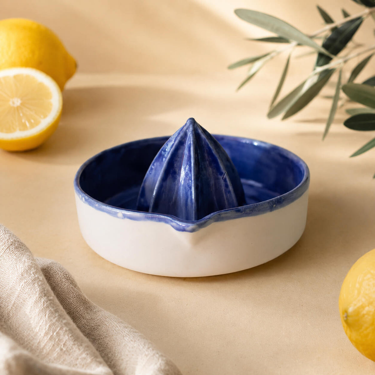 Porcelain Citrus Juicer – Lemon Squeezer & Reamer Bowl