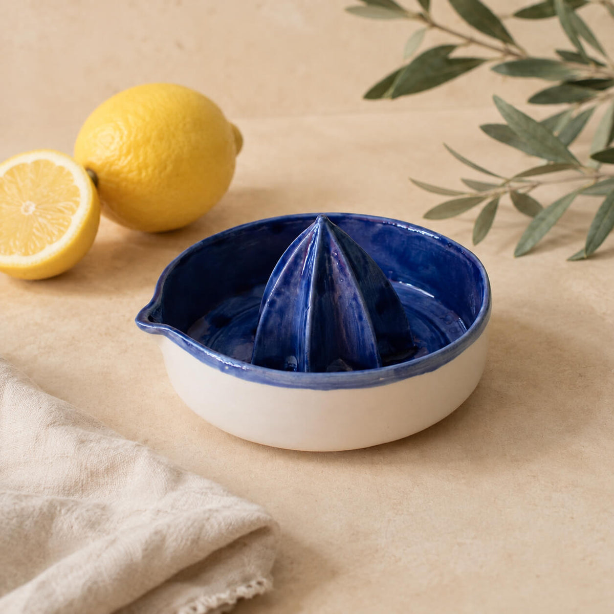 Porcelain Citrus Juicer – Lemon Squeezer & Reamer Bowl