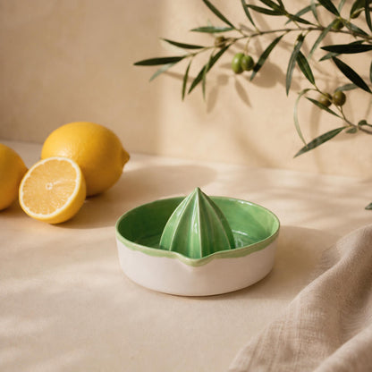 Porcelain Citrus Juicer – Lemon Squeezer & Reamer Bowl