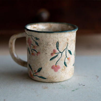 Blossom Coffee Mug - Vintage Style