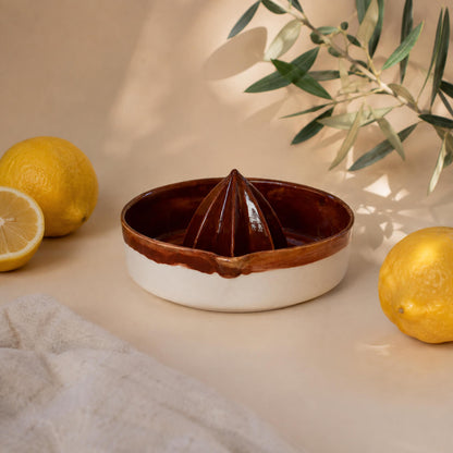 Porcelain Citrus Juicer – Lemon Squeezer & Reamer Bowl