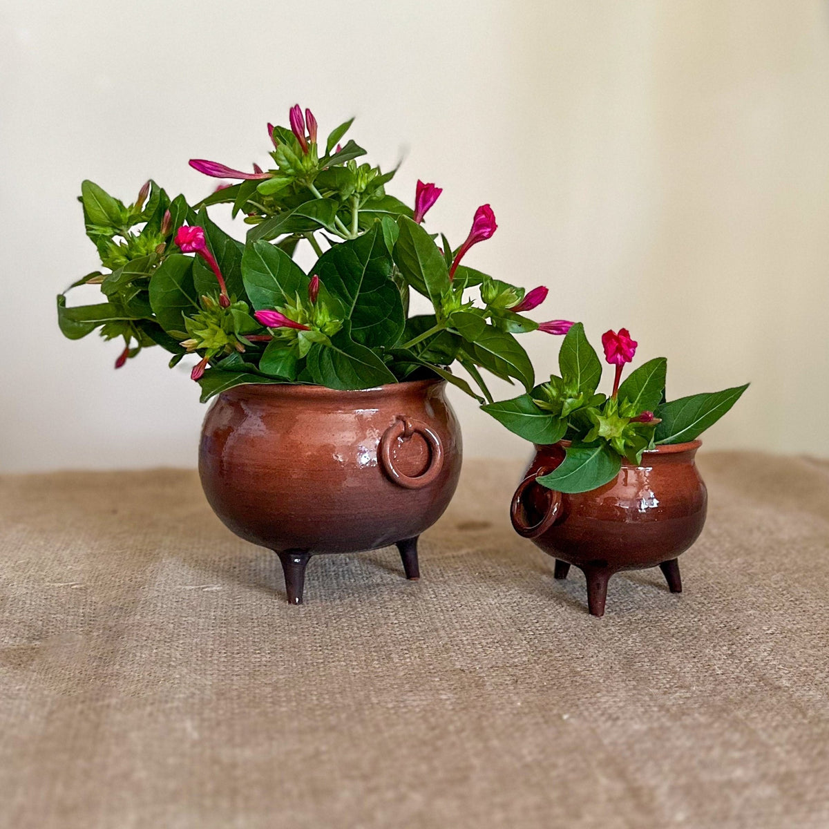 Cauldron Planter - Cauldron, Ceramic Planter, Handmade Flower Pot