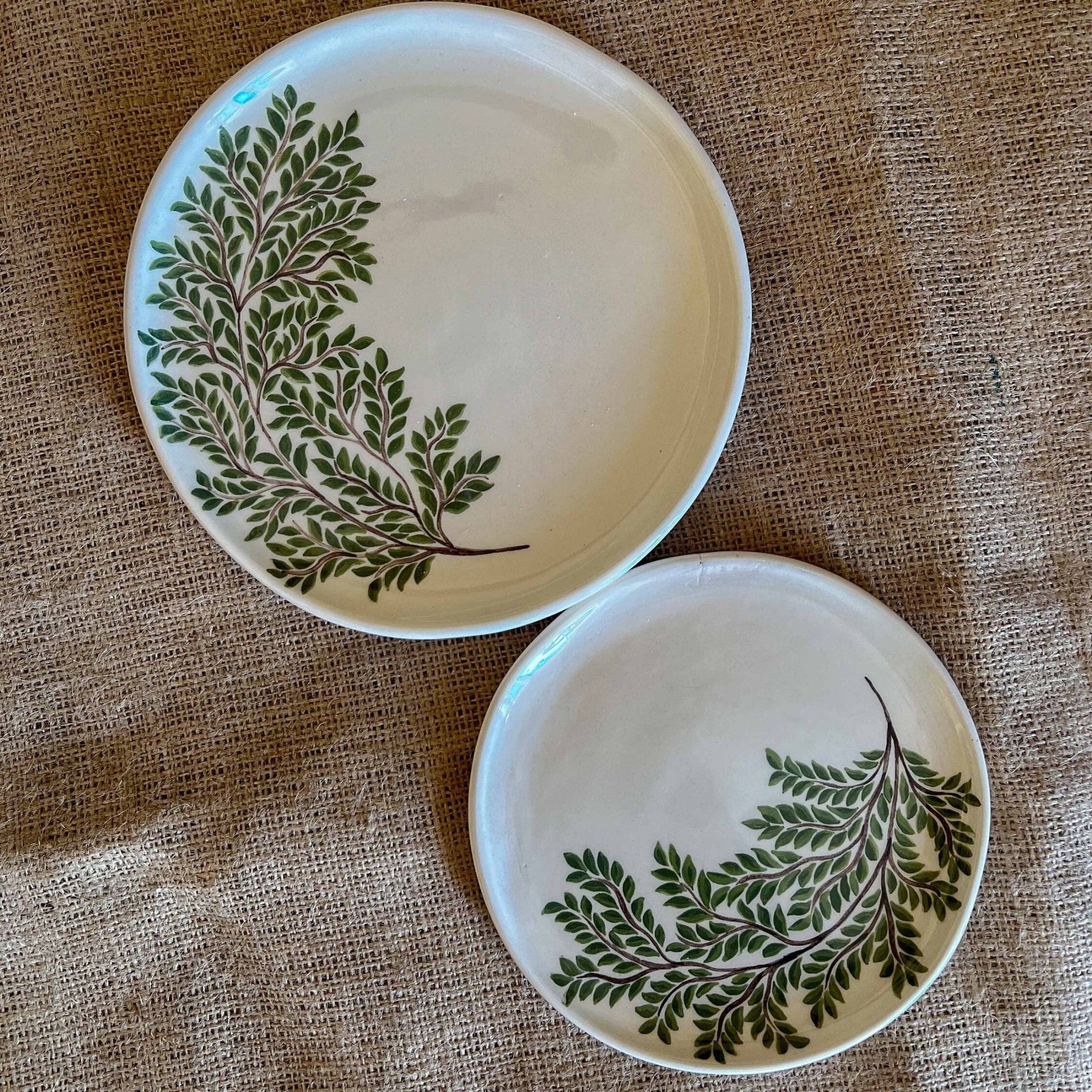 Ceramic Plate Set, Handmade Dinnerware Set, Rustic Dinnerware