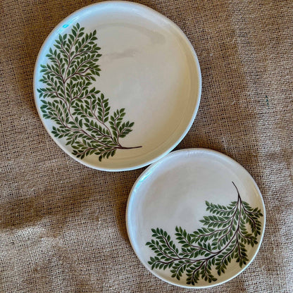 Ceramic Plate Set, Handmade Dinnerware Set, Rustic Dinnerware