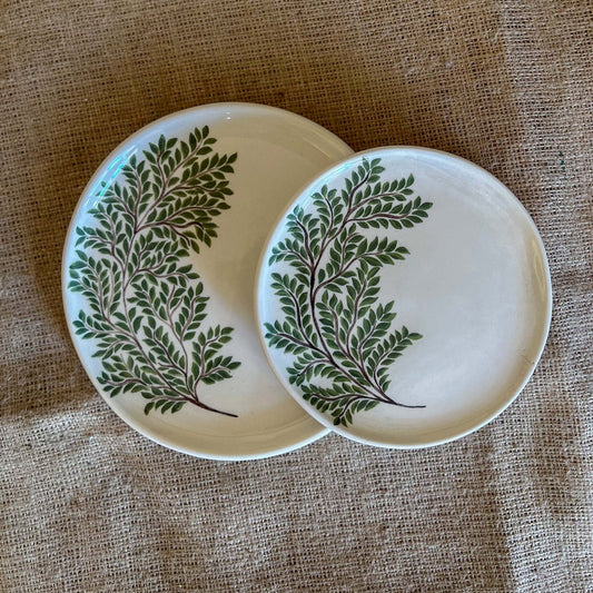Ceramic Plate Set, Handmade Dinnerware Set, Rustic Dinnerware
