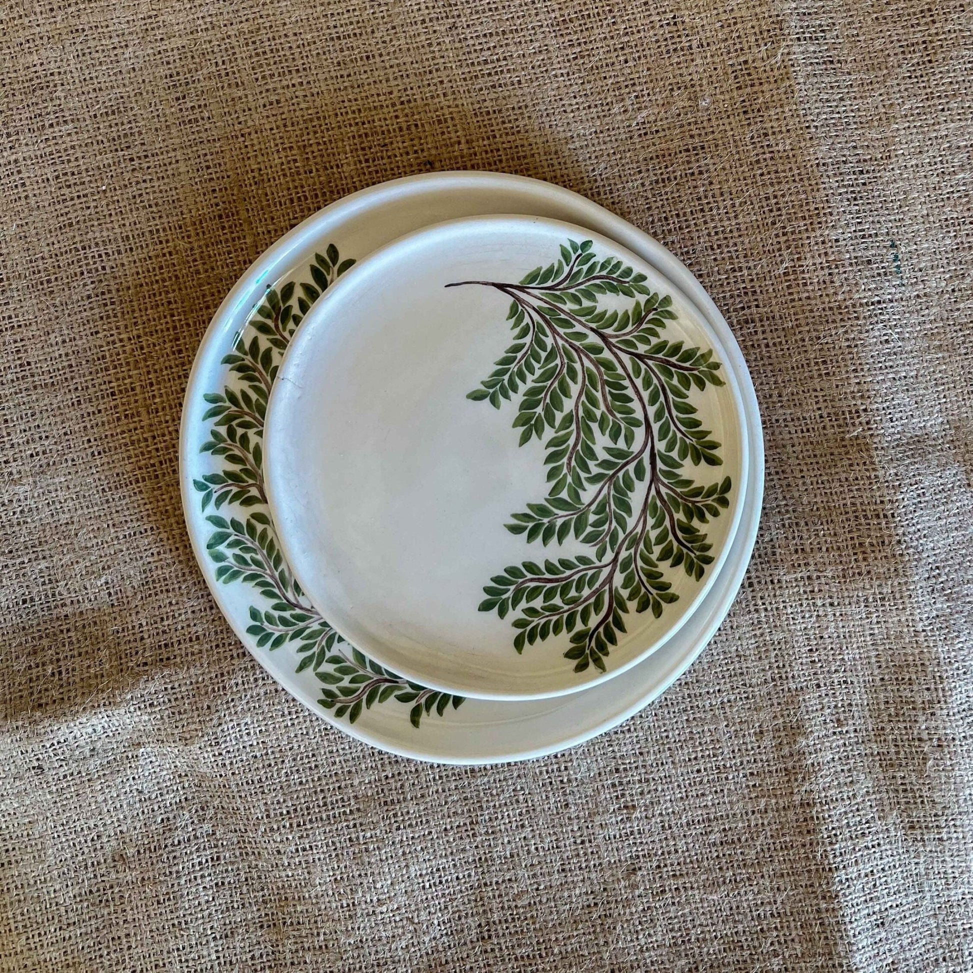 Ceramic Plate Set, Handmade Dinnerware Set, Rustic Dinnerware