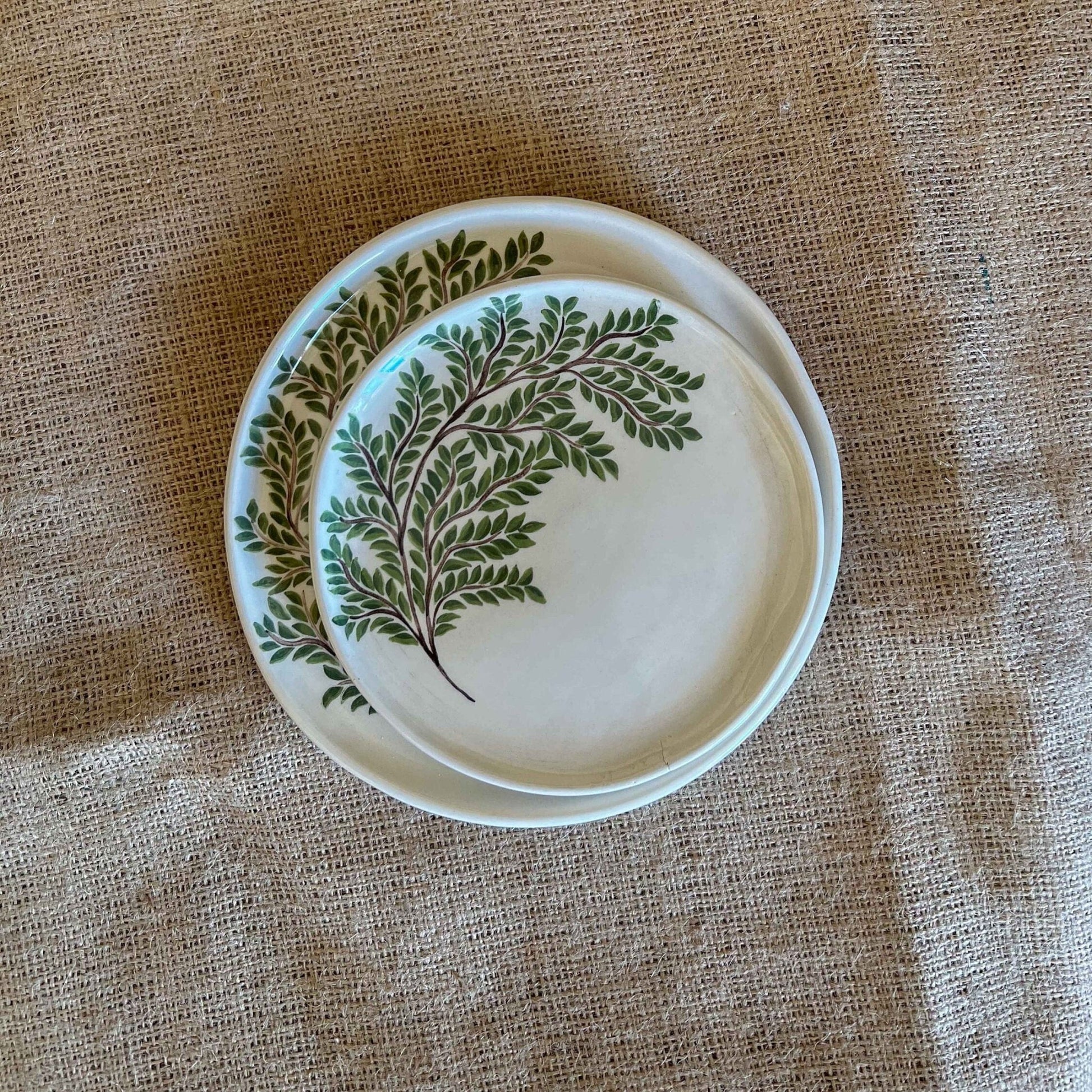 Ceramic Plate Set, Handmade Dinnerware Set, Rustic Dinnerware