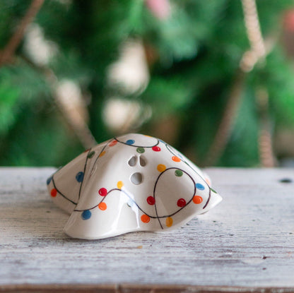 Christmas Decor Tea Light Holder, Ghost Incense Holder, Handmade Holiday Gift