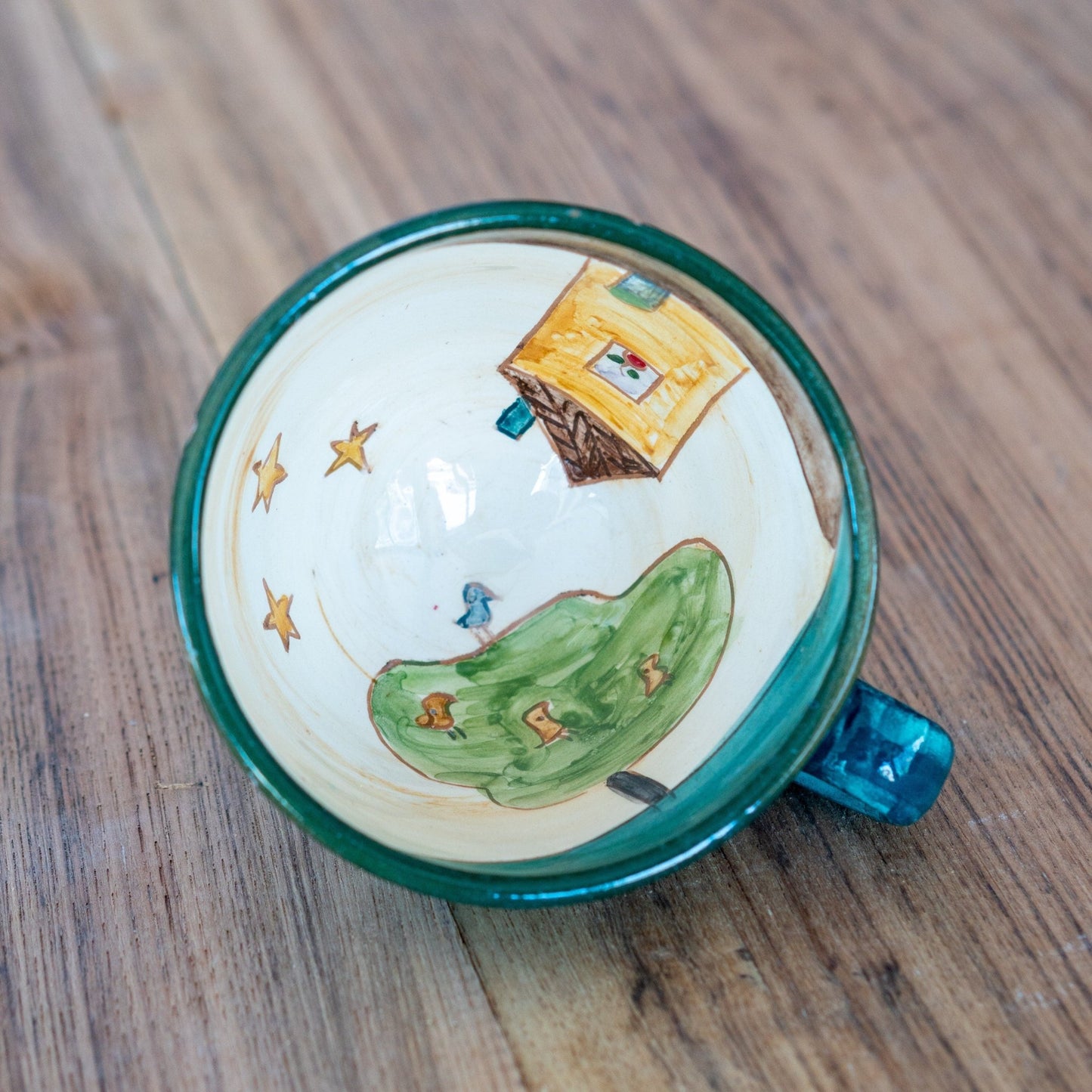 Cute Mug - Kid's Art Ceramic Mug, Handmade Coffee Mug, Pottery Mug, Cute Gift