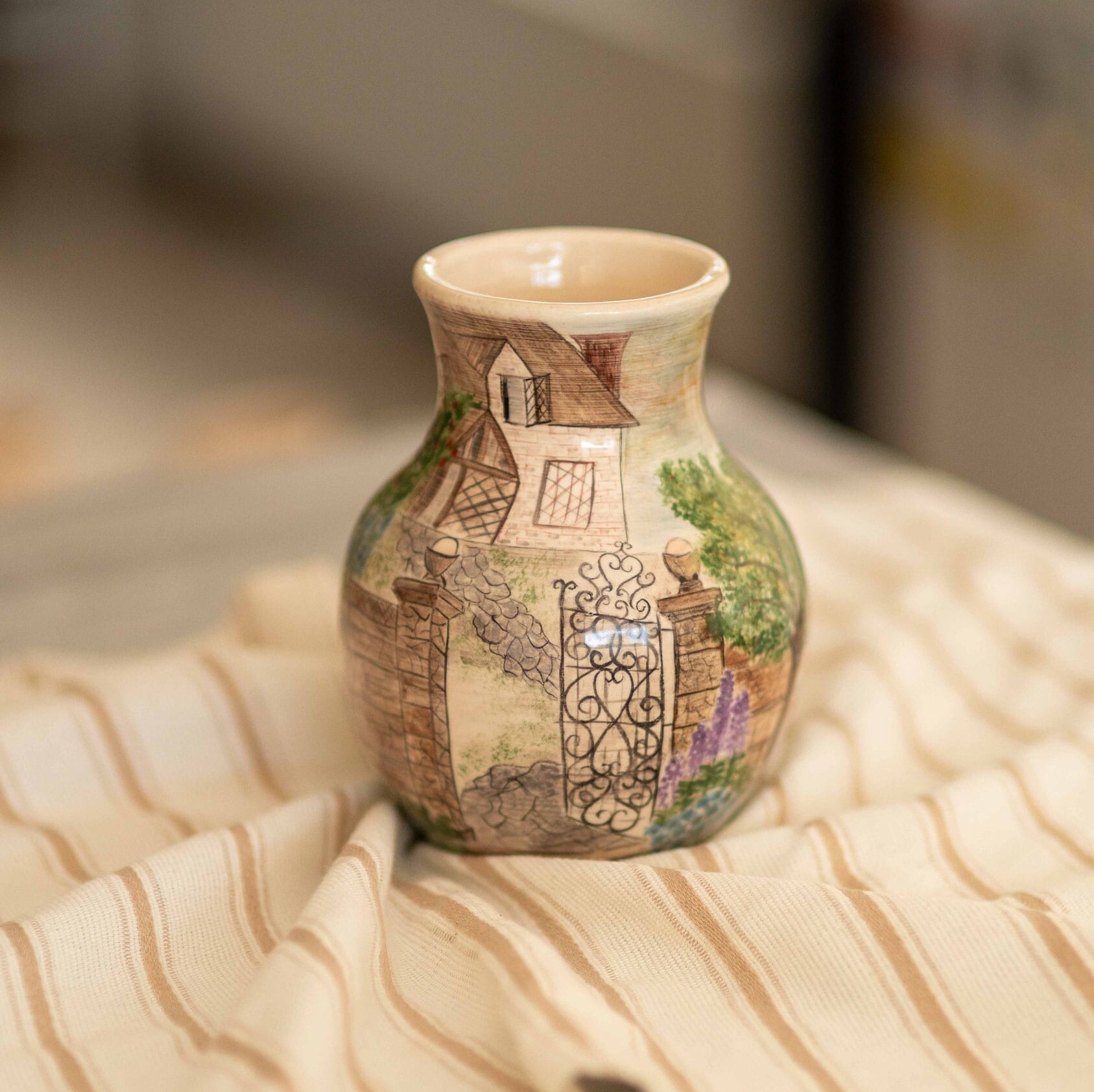 Fall Decor, Handmade Vase, Ceramic Flower Vase, Decorative Vase, Fall Home Decor