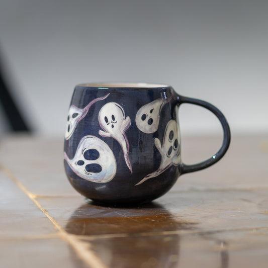 Ghost Mug - Halloween Gift, Cute Coffee Cup, Haunted Mug