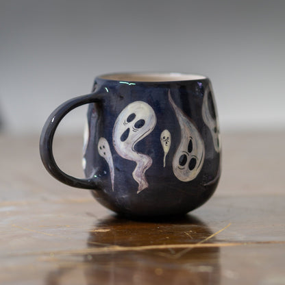 Ghost Mug - Halloween Gift, Cute Coffee Cup, Haunted Mug