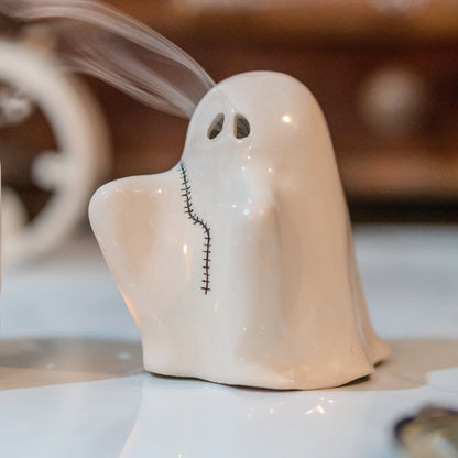 Halloween Ghost, Handmade Halloween Decor Incense Holder, Spooky Home Decor