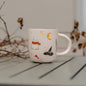 Halloween Mug - Witch Cauldron Mug, Cute Ghost, Handmade Ceramic Spooky Cup, Witchy Halloween Decor, Unique Goth Gift