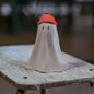 Handmade Ceramic Ghost Incense Holder: Whimsical Halloween Decor