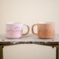 Personalized Hand-Painted Ceramic Coffee Mug: Custom Text Gift