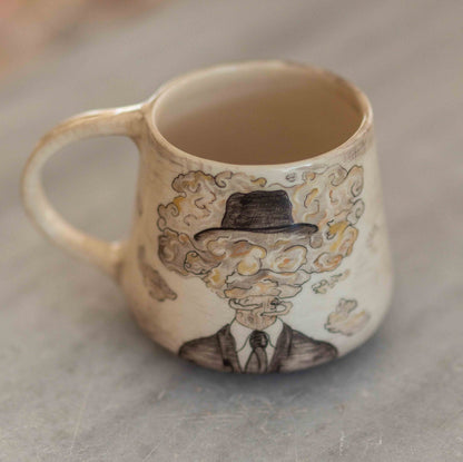 Oppenheimer - Ceramic Mug, Handmade and Hand-Painted Coffee Cup, Coffee Mugs